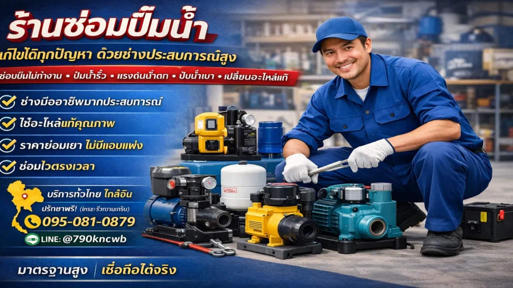 ร้านซ่อมปั๊มน้ำใกล้ฉัน
